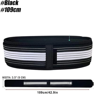 Ceinture de hanche sacro-iliaque pour hommes femmes Soulager la douleur sciatique Support lombaire bas Compression du nerf pelvien de l'articulation SI black