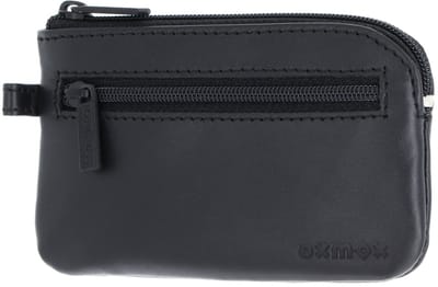 oxmox Leren sleutelgeval Leather Keyholder Pure 2.0 Embossed Black zwart