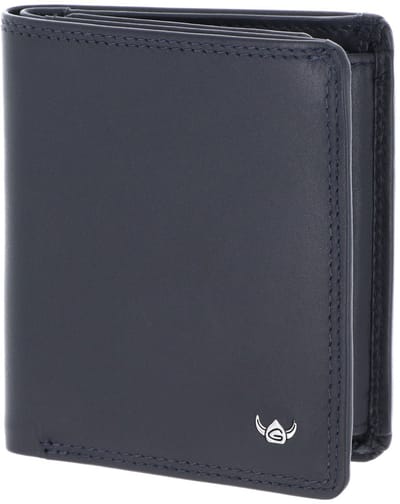 Golden Head Leren portemonnee Polo RFID Protect Kombischeintasche 1119 Marineblau donkerblauw