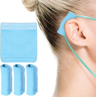 4 Stuks Neuscanules Oorpads voor Zuurstof - Zachte Neusbril en Oorpads voor Comfort en Bescherming