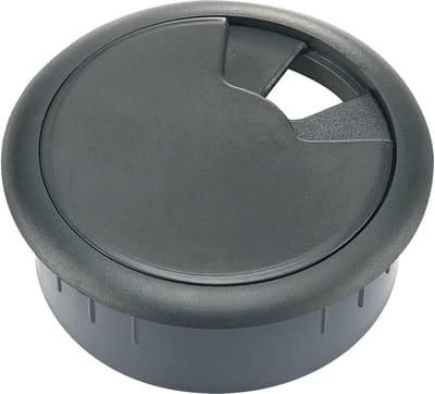TRU COMPONENTS WP80BK Kabeldoorvoering Voor werkblad ABS Zwart 1 stuk(s)