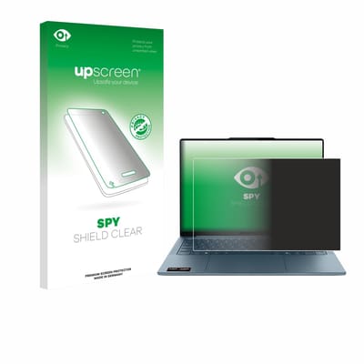upscreen - privacy screenprotector voor Lenovo Yoga Slim 7 Gen 10 14" Non-Touch - Folie Beschermfolie Blauwlichtfilter