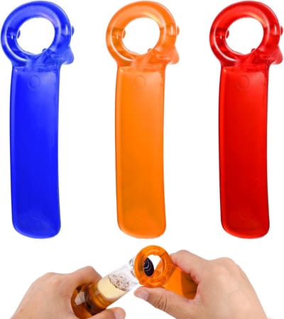 3 stuks -potopener jar opener senior - potopener - potopener anti slip - pot opener one touch - potopener 5 sterren - potopener voor senioren - voor Ouderen Kinderen Vrouwen Zwakke Handen