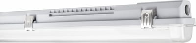 Ledvance - LED TL Armatuur 60cm IP65 IK08 – Waterdichte G13 T8 Montagebalk – 1-Lichts | Max 12W | Alleen voor LED