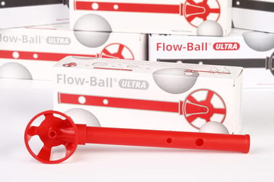 Ademtrainer - Longtrainer - Ademhalingsoefeningen - 8 Weerstanden - 15.2 x 5.1 x 4 cm - Rood