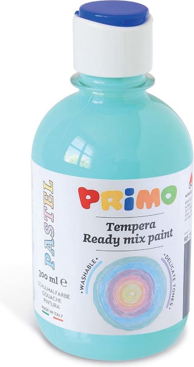 Kant-en-Klare Pastel Plakkaatverf, Fles 300 ml met Dop met Debietregeling Pastel Mintgroen 611