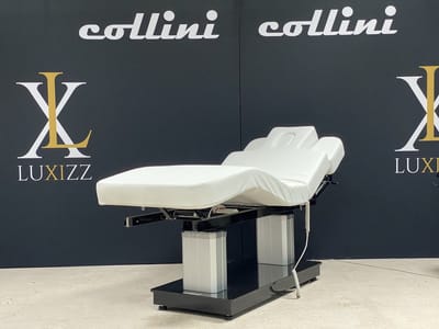 Wellness Behandeltafel | Century Black in vol hoogglans zwart