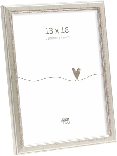 Deknudt Frames fotolijst S236D1 - zilver hout - voor foto: 13x18 cm
