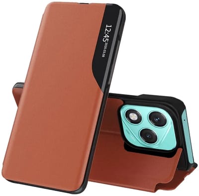 Hoesje geschikt voor HONOR 400 Lite - Techsuit eFold Book Case - Oranje