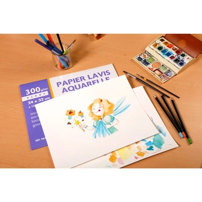 Pak papier van 25 vellen Clairefontaine Lavis