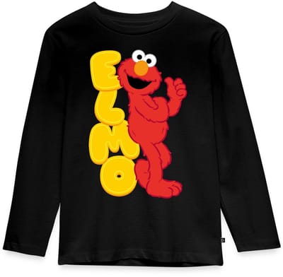 Sesamstraat Elmo Portret Premium T-Shirt Kinderen