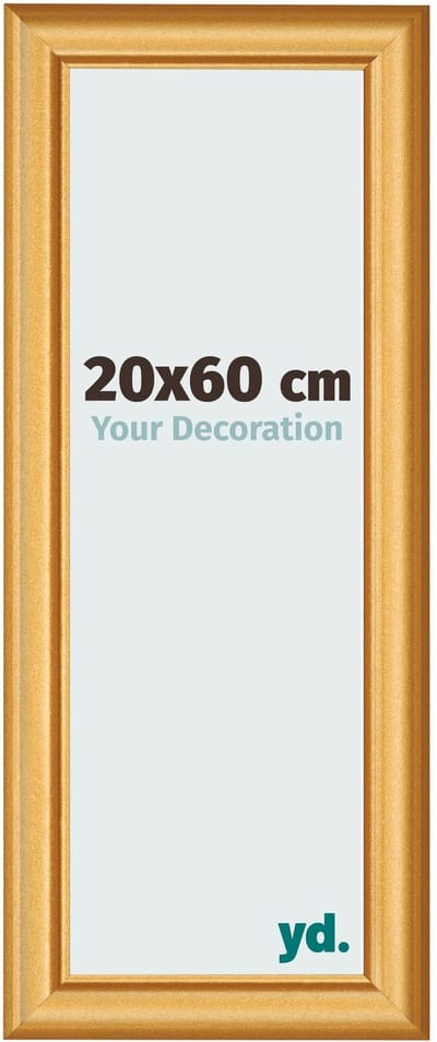 Your Decoration - Fotolijst 20x60 cm - MDF - Goud Mat - Lazio