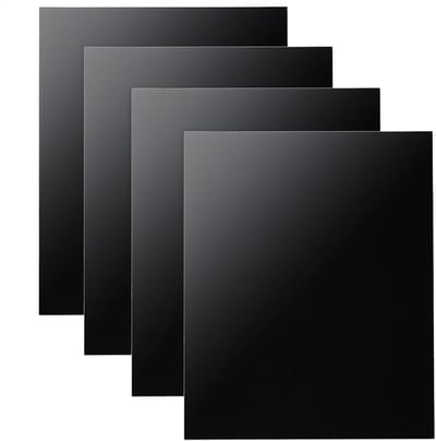Kunststof Platen - ABS Platen - Doe-het-zelf Projecten - Vormbaar Materiaal - 20x25 cm - Zwart