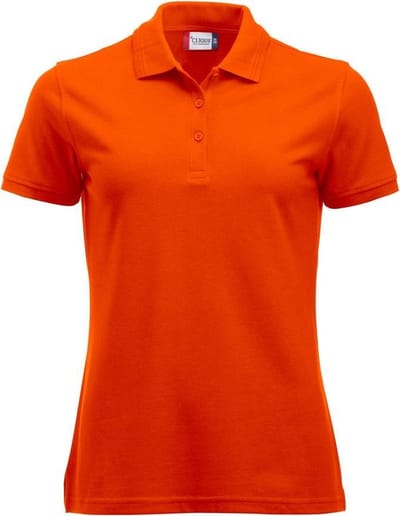 Clique Manhattan Dames Polo Signaaloranje maat M