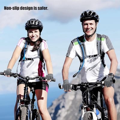 Reuma handschoenen - Compressiehandschoenen - Voor artritis, halve vinger compressiehandschoenen - Gewrichtsverzorgingshandschoenen - Antislip handschoenen - Fiets handschoenen - Beschermende handschoenen - Unisex - Grijs - Maat XL
