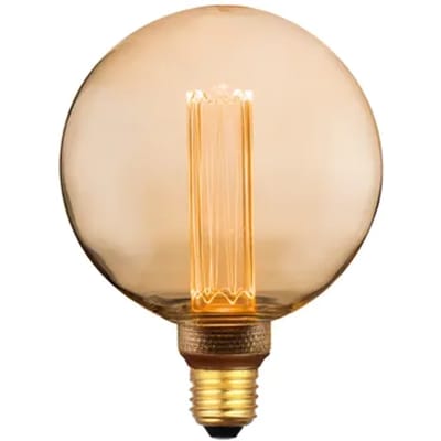 Eglo Ledfilamentlamp Globe - Amber - D12,5cm - Dimbaar - Warm Wit - E27 - 9w