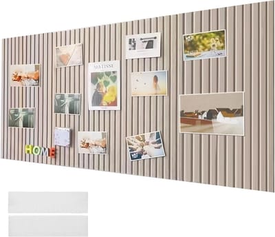 Grote Vilt Pinbord 60 x 40 cm voor Thuis en Kantoor - Ideaal voor Foto's, Notities en Memos