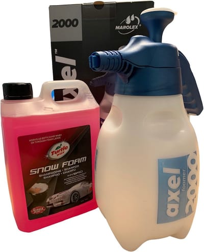 Turtle Wax Hybrid snowfoam - Marolex Axel 2000 - Handfoam Set