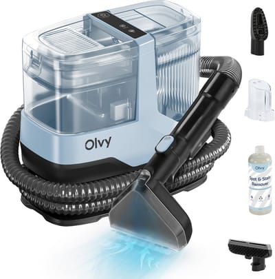 Olvy Tapijtreiniger - Draagbare Vlekkenreiniger - Bank Reiniger Machine - 650W - Meubelreiniger - Carpet Cleaner Apparaat - Zetelreiniger - Matrasreiniger