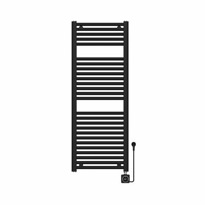 Wiesbaden Elara Elektrische Radiator Smart WiFi 118,5 x 45 cm - Mat Zwart