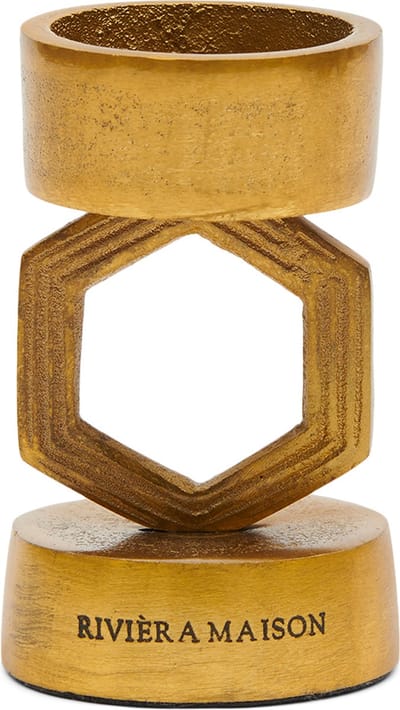 Riviera Maison Kandelaar Goud - RM Camelot Candle Holder M