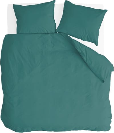 Byrklund Dekbedovertrek Go Velvet - 200x220 - Voor: 100% Polyester, achter 100% Katoen - Groen