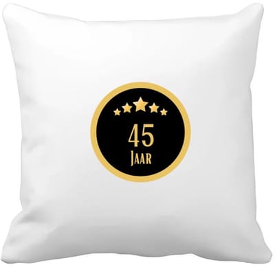 Akyol - 45 jaar Kussen hoes - Hoera 45 jaar - iemand die 45 jaar is geworden of 45 jaar lang een relatie hebben of getrouwd zijn - verjaardagscadeau - verjaardag - cadeau - kado - geschenk - gift - relatie - trouwdag - jubileum - 40 bij 40 cm