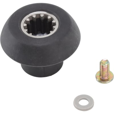 Kit de douilles pour mixeur électrique de cuisine, en acier inoxydable et plastique noir black