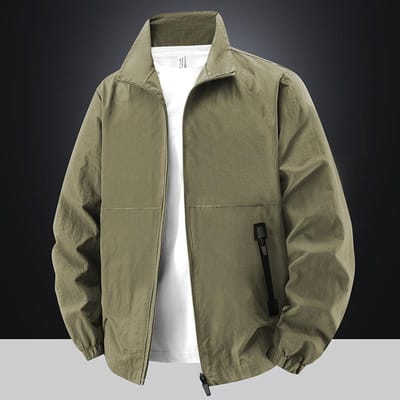 Jas Heren Opstaande Kraag Herfst en Winter Heren Koreaanse Stijl Slim Jeugd Veelzijdig Outdoor Casual Veelzijdig Top Jas 8XL gray