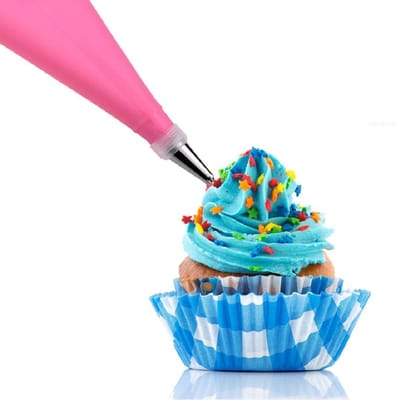CHPN - Spuitzak - Spuitmondjes -14-delig - RVS Slagroomspuit - Bakbenodigdheden - Bakker - Baktools - Decoreer - Slagroomspuit - Roze - Universeel