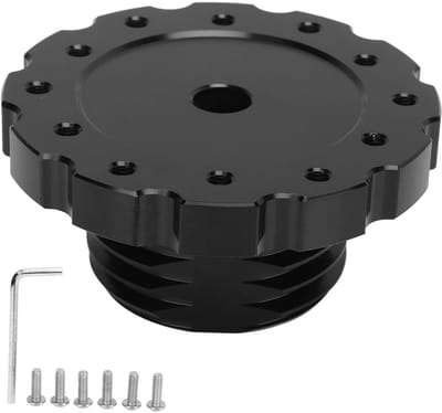 Allecto - Aluminium Stuurwiel Adapter - Racing Game Upgrade - 73mm Formaat - Gaming Accessoire - Geschikt voor Thrustmaster T500/T300