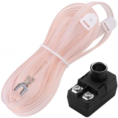 Allecto - FM Indoor Antenne - T-kabel antenne - Verbeterde ontvangst - 1500 mm - 75 Ohm - Geschikt voor radio en televisie - Dipoolbandantenne