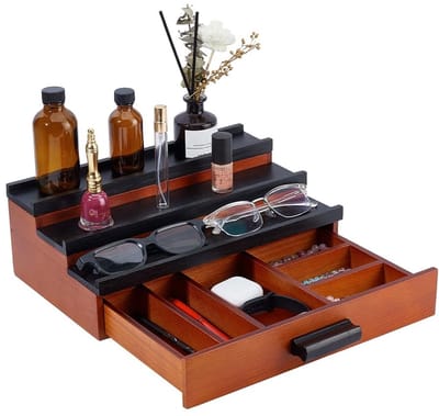 Dailygoods - Houten Parfumorganizer met 3 Etages