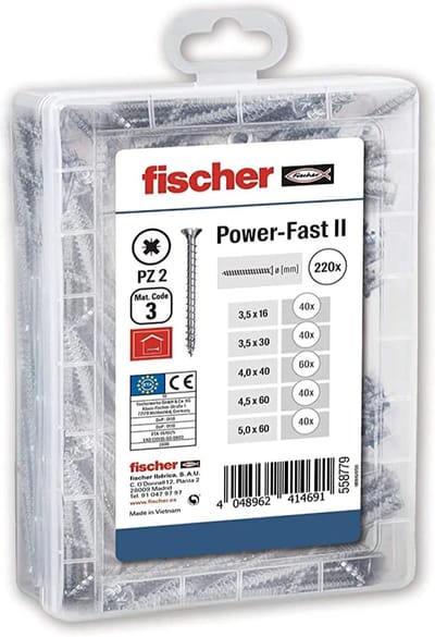 zelftappende schroeven-assortimentset / universal screw assortment box, 220 pieces