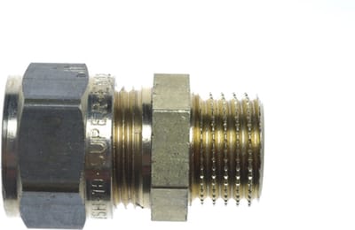 Gimeg Puntstuk Recht 1/4 inch Buiten X 8/10 Knelkoppeling