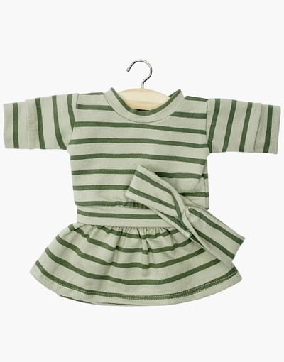 Minikane Poppenkleding Kledingset Liliane Groen 34 cm