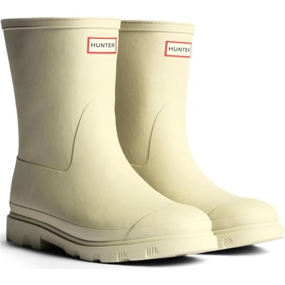 Hunter Downpour Korte Geïsoleerde Rubberlaarzen Voor Mannen - Grind Wellingtonboots