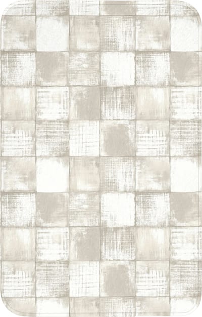 WC mat 50x80 cm - Antislip - Tegel - Patroon - Verweerd - Toiletmat - Vloermat - Douchemat - Toilet tapijt - Toiletmatten