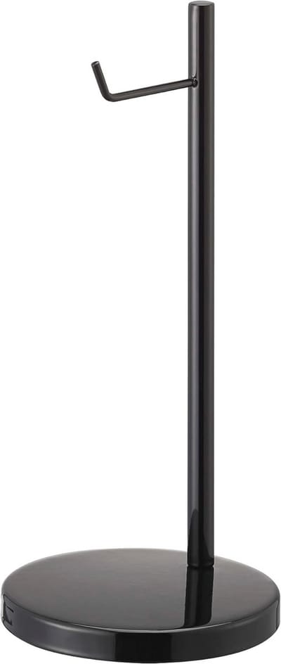 Headphone Stand - Stijlvolle en Duurzame Koptelefoonhouder van Staal, Zwart, 28 cm Hoog