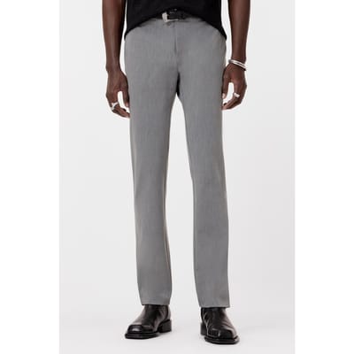 John Varvatos Mercer Pants - Slim Fit Pants With Welt Grey Hthr Maat: 48 | Tailored Broeken Outlet | Heren | Grijs