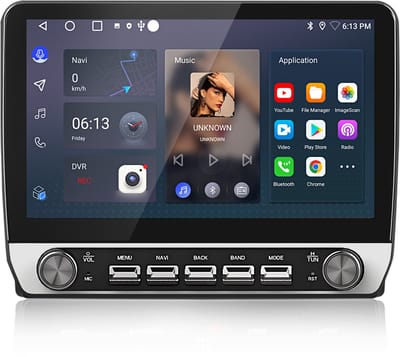 Junsun Android 15 Autoradio Geschikt Voor Audi A3 S3 RS3 (2003-2013)8P Accessoires, 4GB+64GB, Draadloze CarPlay, DAB+, GPS-Navigatie, Bluetooth, 10.1-inch Touchscreen, DSP, 4G Lte, Octa-core processor