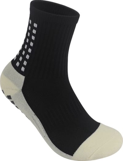 Go Go Gadget - Gripsokken - Geschikt voor Voetbal, Tennis, Hardlopen & Handbal - Anti Blaren | Compressie - Prestatieverhogend - One Size - Zwart
