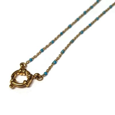 Aramat Jewels | Bedelketting | Stalen Damesketting voor bedeltjes diy | 40 cm | |2mm | Staal | Volwassenen | Verkleurd niet