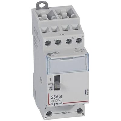 Legrand 412561 Installatiezekeringautomaat 4x NO 400 V 25 A Met hulpcontact Piece 1 stuk(s)