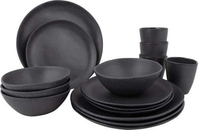 Bo-Camp - Urban Outdoor - Servies - Hoxton - 16 Stuks - Grijs