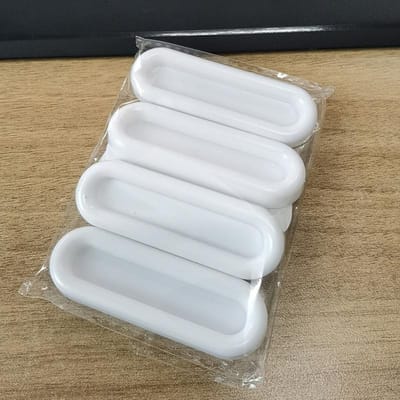 4 stuks zelfklevende deurknoppen ovale deurgrepen voor binnendeuren glazen raam kast lade antislip grip hulphendels