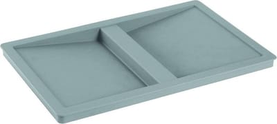 Hailo - Deksel voor inbouw afvalsysteem - voor 15/18/20 liter emmer - deksel past alleen op emmer met code 1102459, 1093479 1076119 1122239 - kleur Grijs