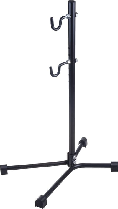 Maclean - Fietsbeugel - Fiets muurbeugel - fietsservicestuur tot 27,5" - met wielen - max. belasting 20kg - Zwart