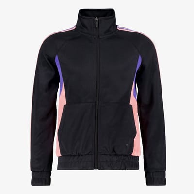 Osaga meisjes trainingsvest zwart roze - Maat 116
