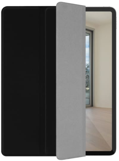 Apple iPad Pro 11 (2018) Hoes - Macally - Bookstand Serie - Hard Kunststof Bookcase - Zwart - Hoes Geschikt Voor Apple iPad Pro 11 (2018)